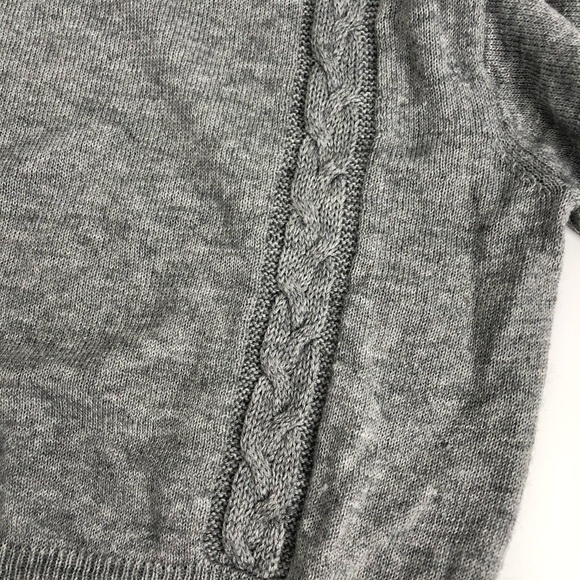 Sparrow Gray Kimi Turtleneck Wool Cable Sweater L - Picture 7 of 7